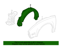 Honda Front Fender Liners - NSX, 1991-05