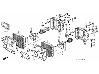 Honda Air Conditioning Condenser - NSX, 1991-05