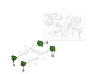Honda differential mounts - S2000, 2000-09