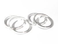 aluminum wheel centering ring set (2x70mm, 2x64mm) - NSX, 1991-05 & S2000, 2000-09