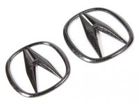 ScienceofSpeed Carbon Fiber Effect Hydrographic Emblem Set (Front & Rear) - NSX, 2017-22 (including Type S)