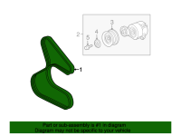 Honda Serpentine Belt  without Air Conditioning - S2000, 2000-09