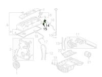 Honda PCV valve and grommet set - S2000, 2000-03